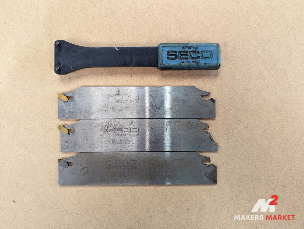 SECO Used Lathe Parting Blades — Makers Market
