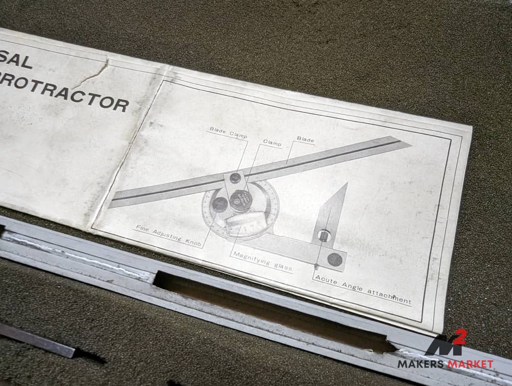 Mitutoyo Universal Bevel Protractor — Makers Market