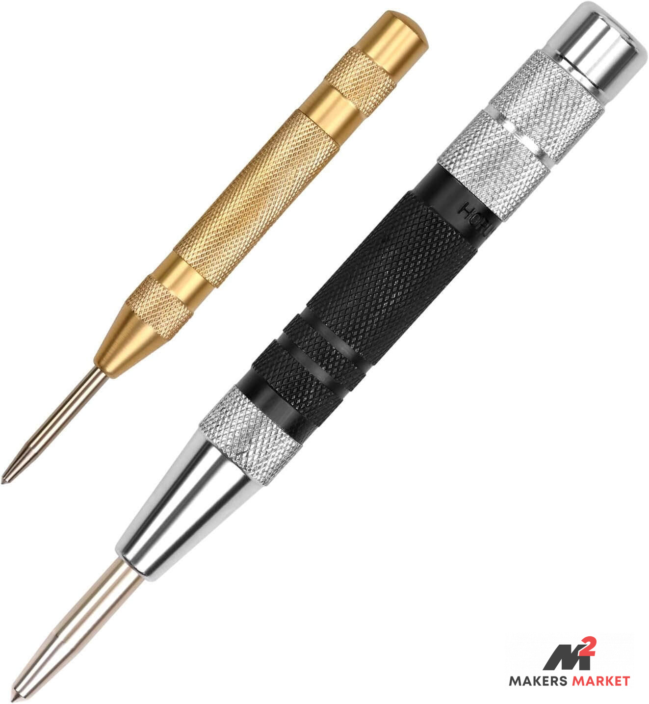 2-Pack 130mm & 155mm Automatic Centre Punch Set