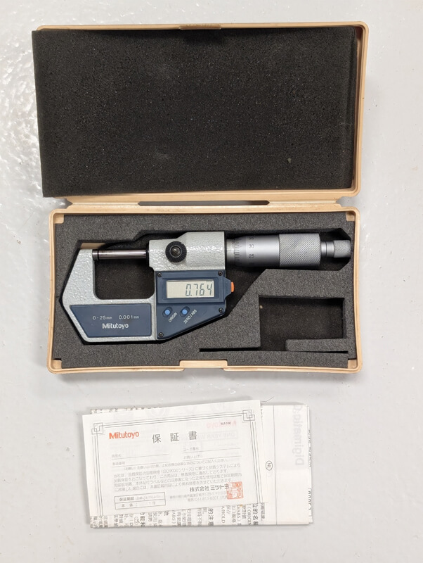 Mitutoyo Digital Micrometer 0-25mm No. 293-421-20
