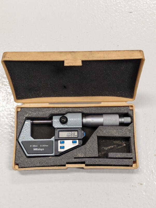 Mitutoyo Digital Micrometer 0-25mm