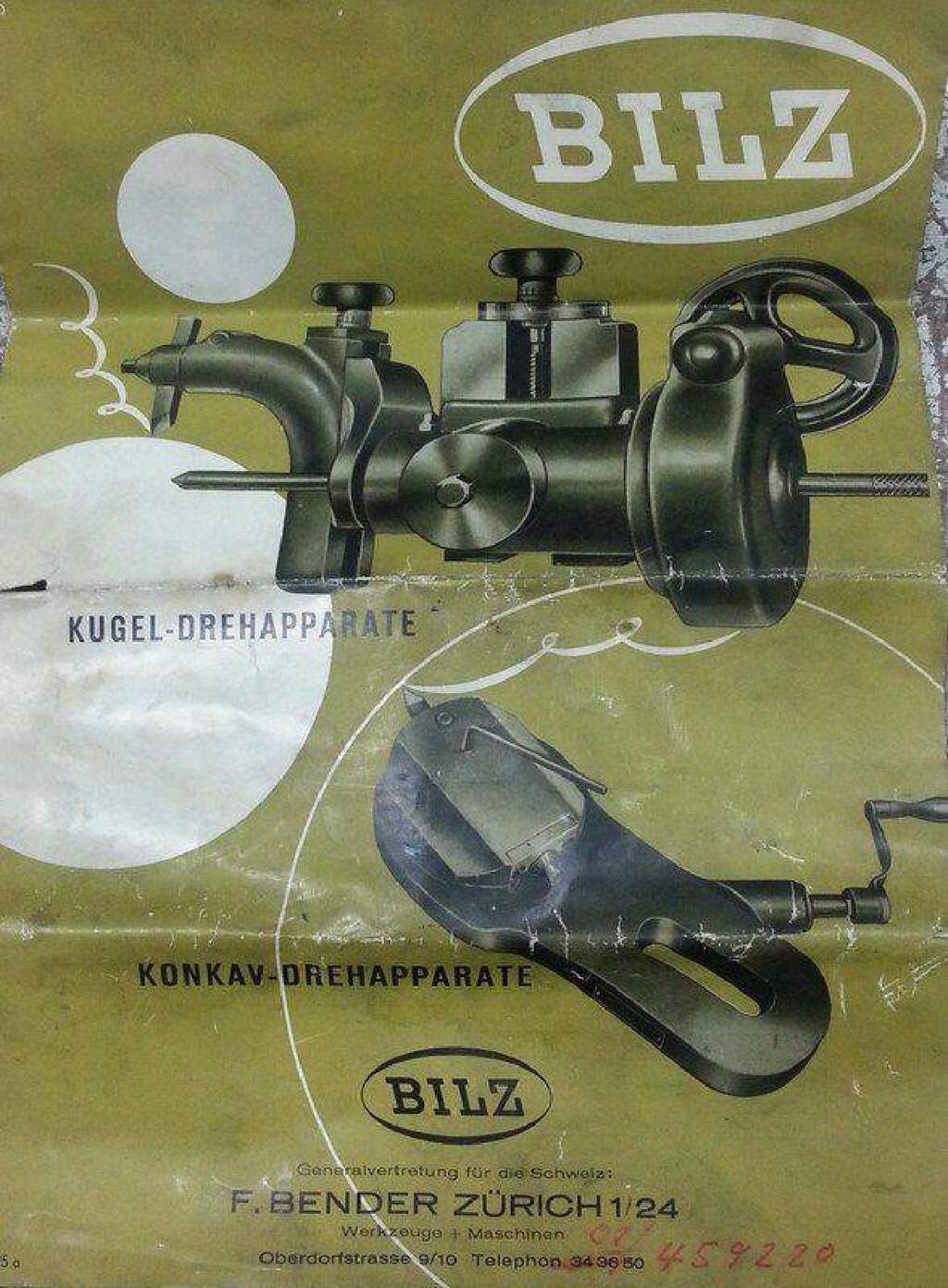 BILZ, U 0 U 1 Appareil … tourner les sphŠres