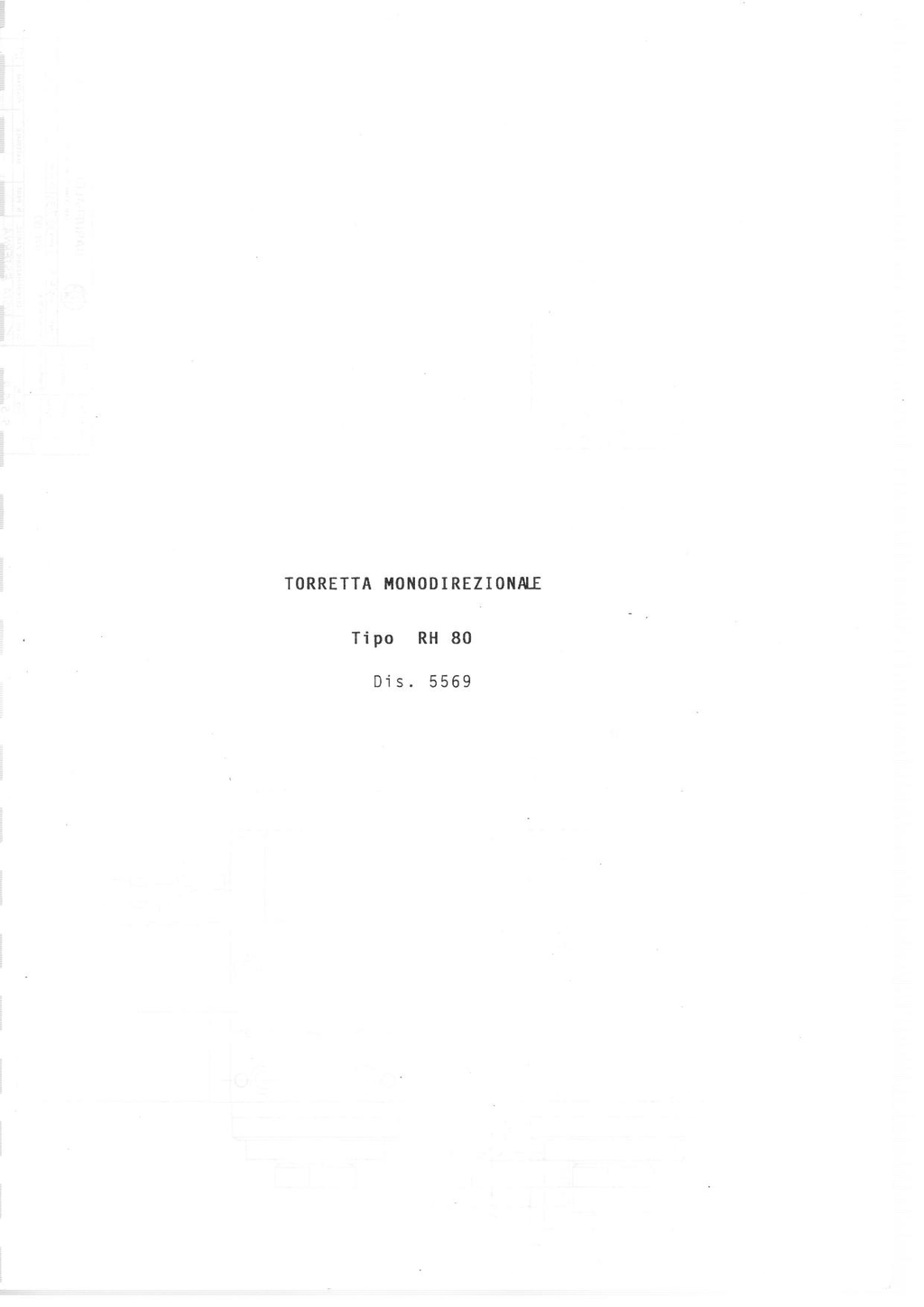 Barrufaldi Tourelle RH80 6 6positions EM Dossier Mecanique..