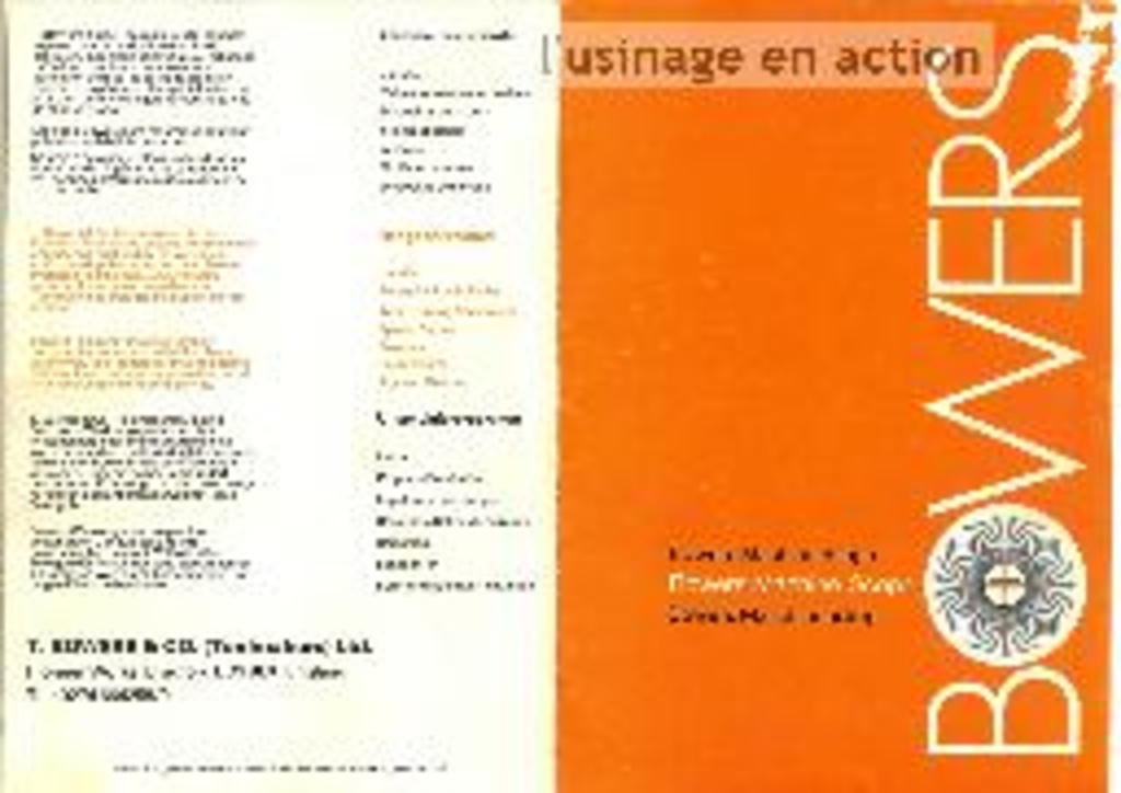 Bowers microscope de centrage