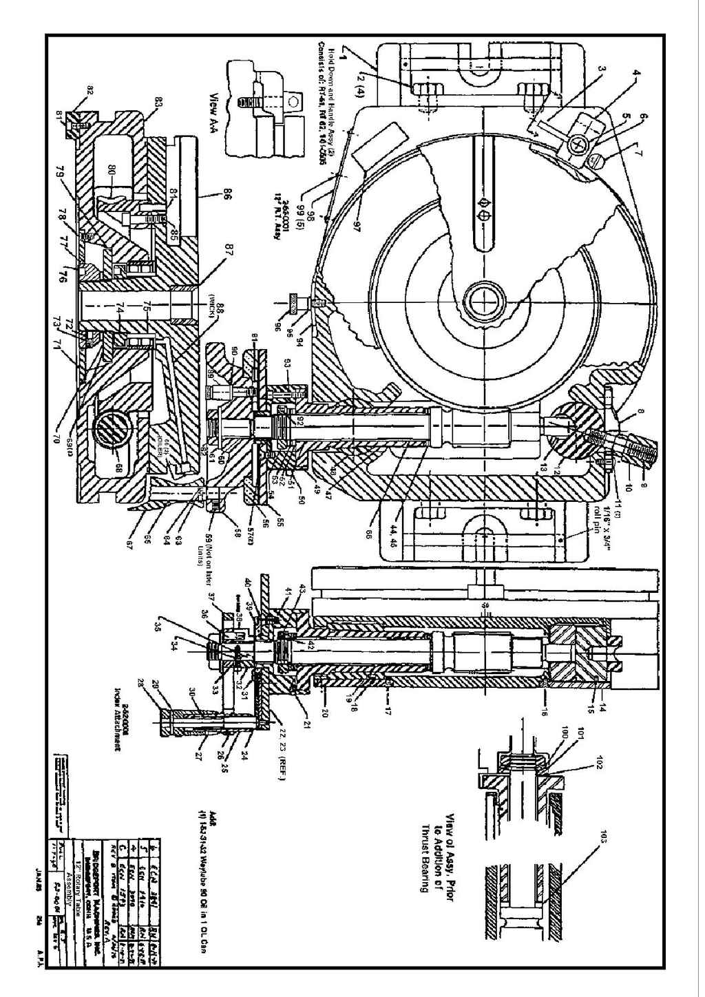 Bridgeport plateau tournant