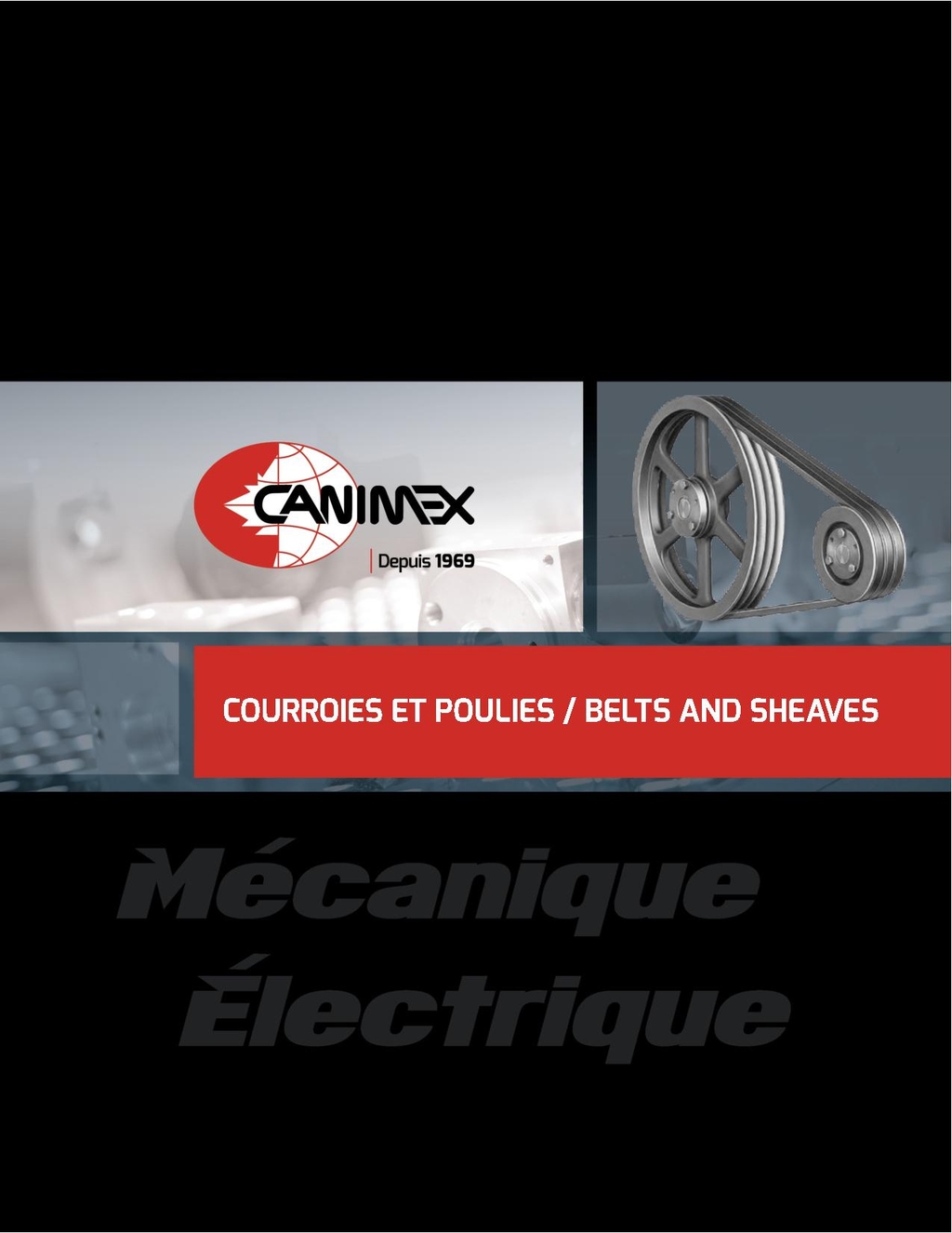Canimex courroies et poulies version client