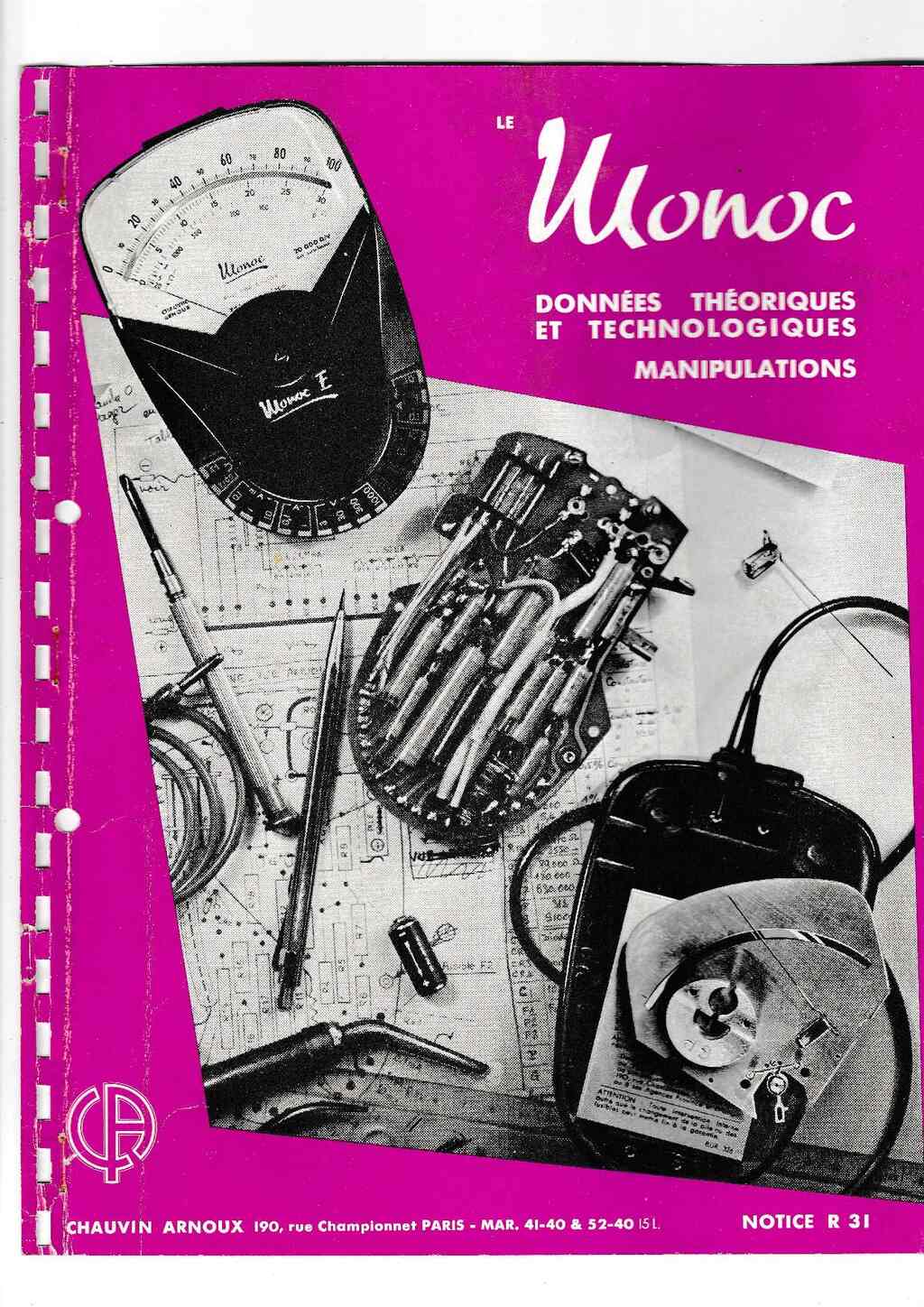 Chauvin Arnoux MONOC controleur