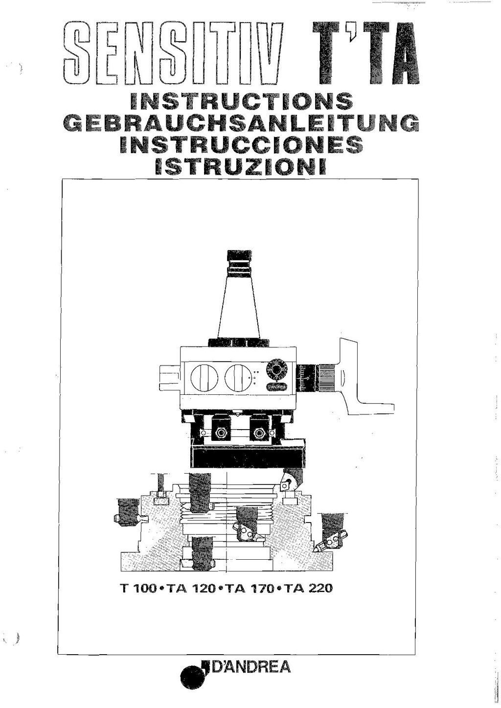 D_Andr‚a TA120.170 INSTRUCTIONS ridotto