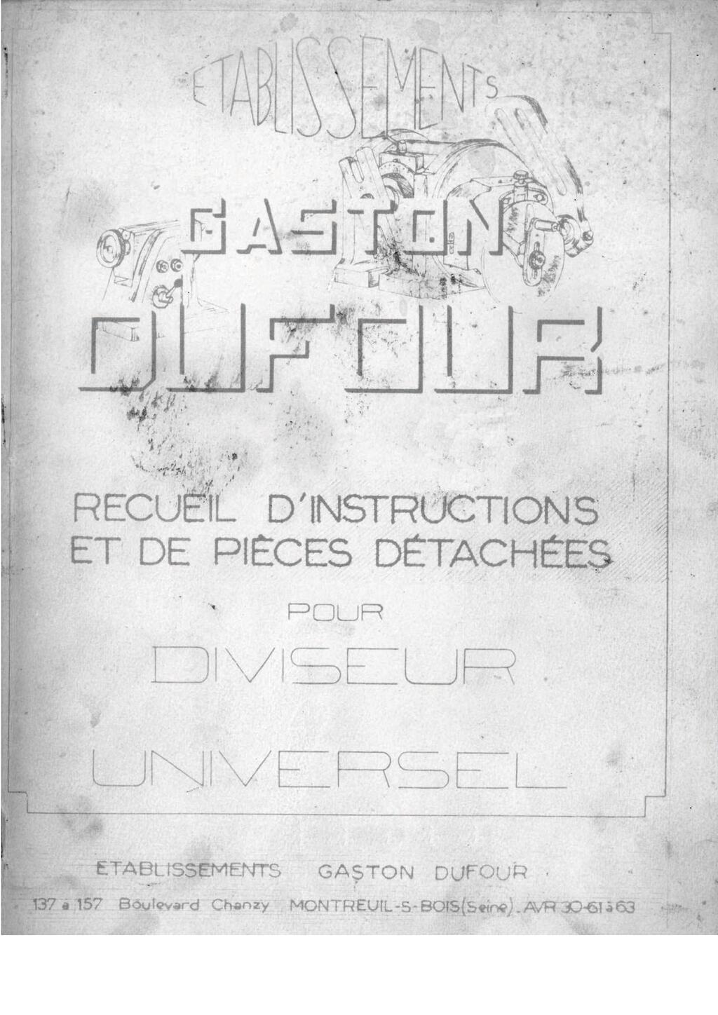 Dufour diviseur universel