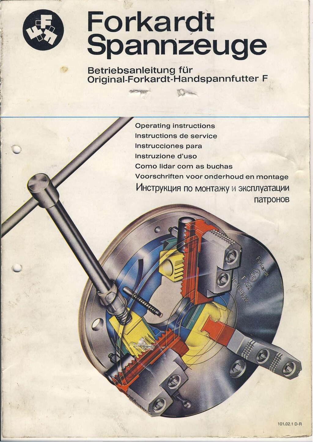 Forkardt Mandrins Type F instruction de service