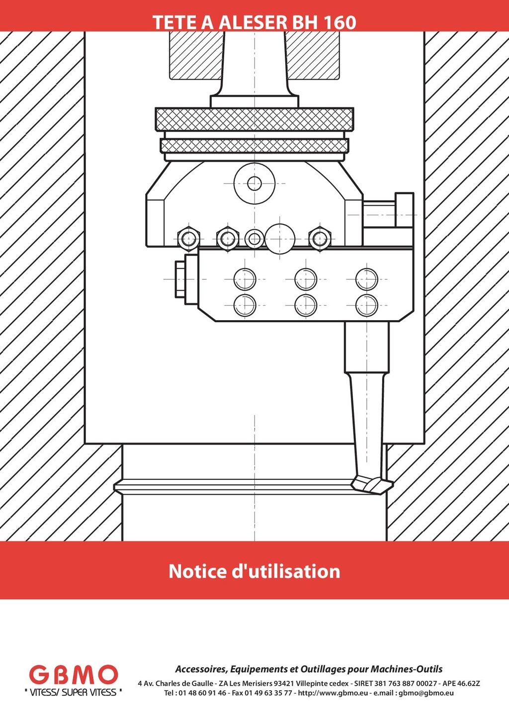 GBMO notice tete a aleser et surfacer bh160