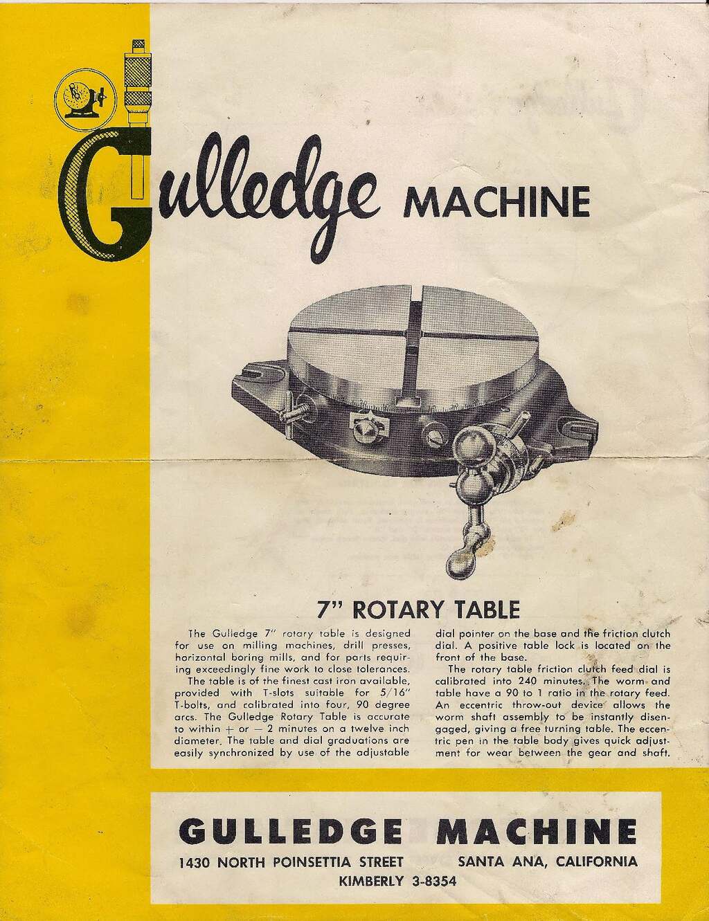 Gulledge Rotary Table