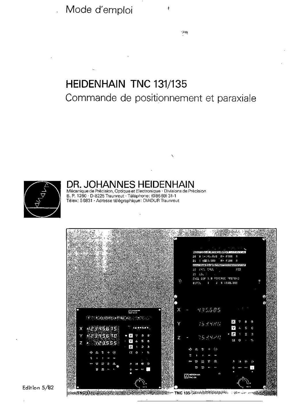 HEIDENHAIN TNC 131 135