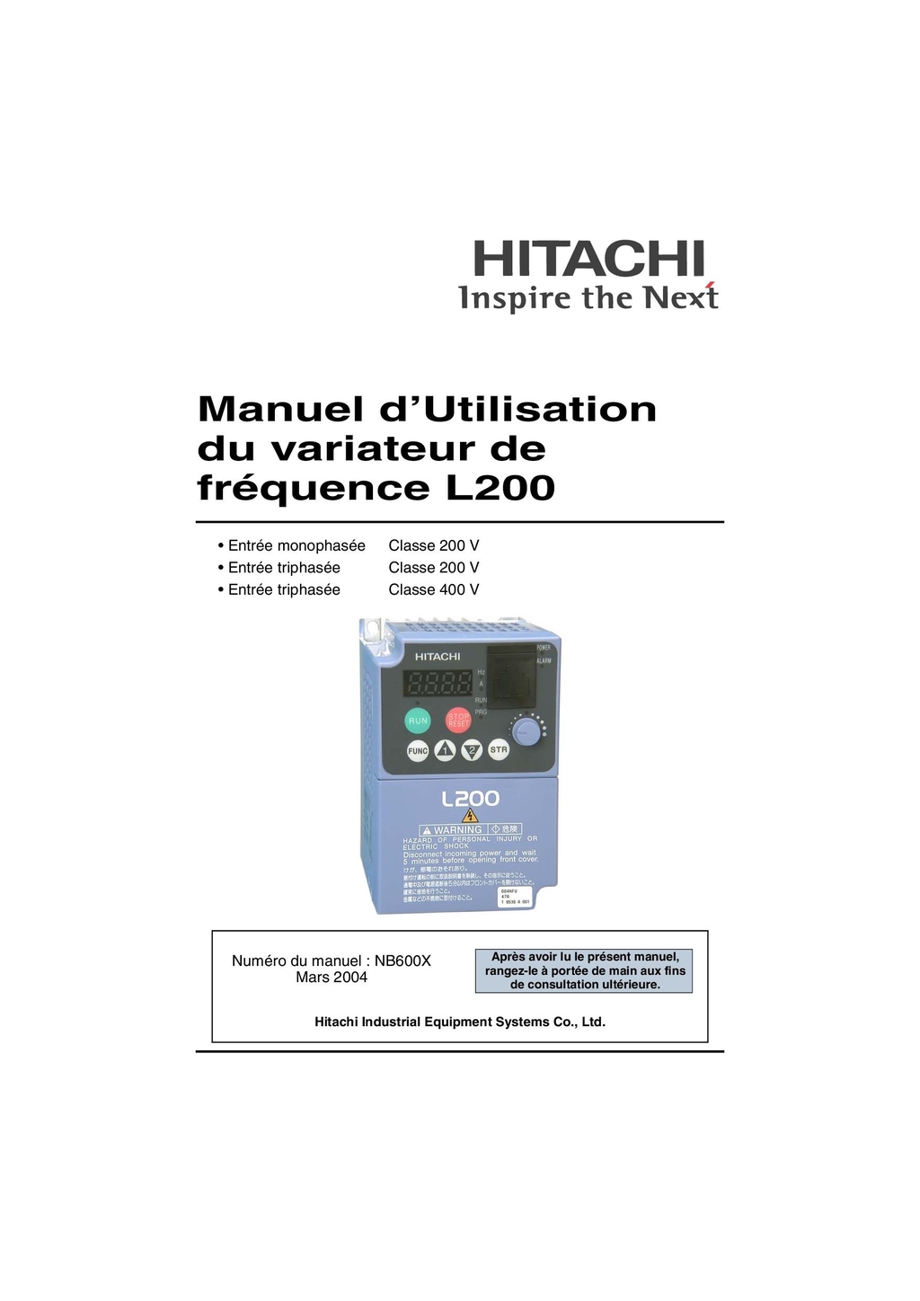 Hitachi L200 fr