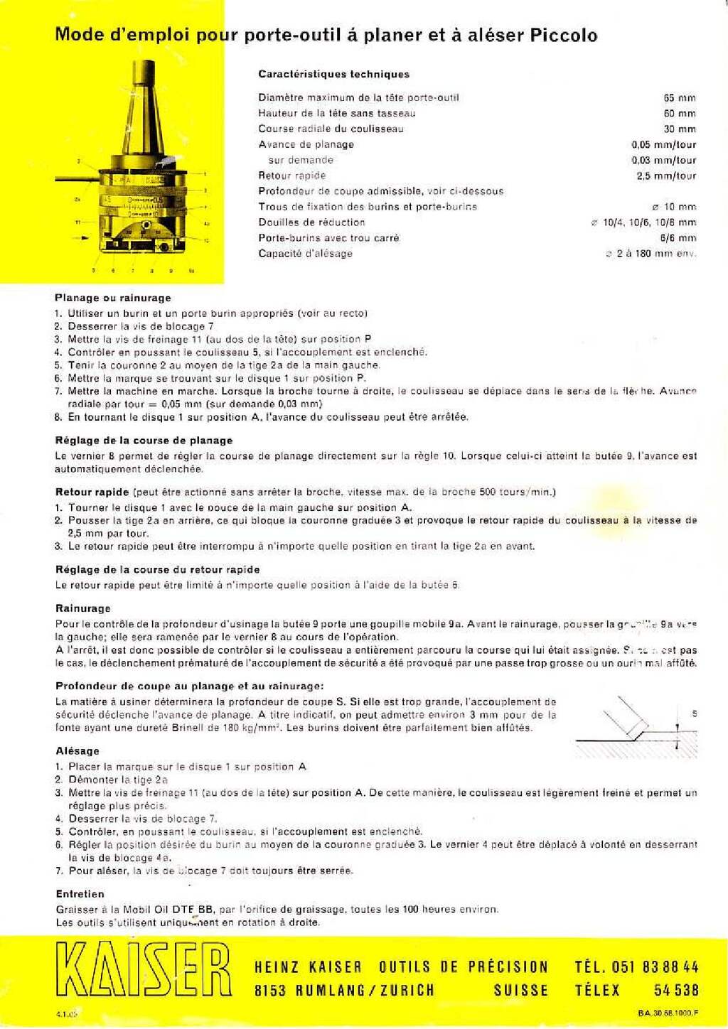 KAISER head a al‚ser manuel