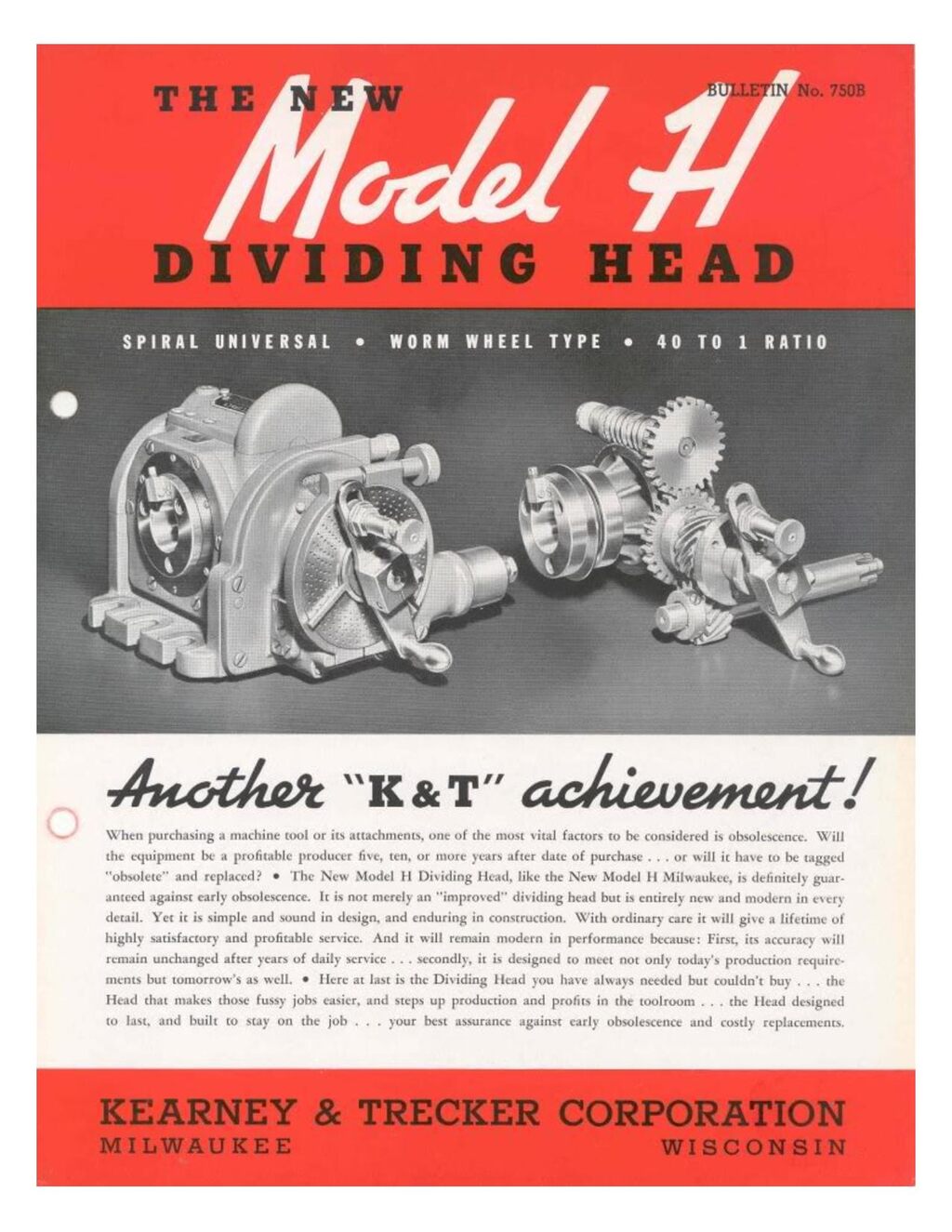 Kearnay & Trecker brochure diviseurs