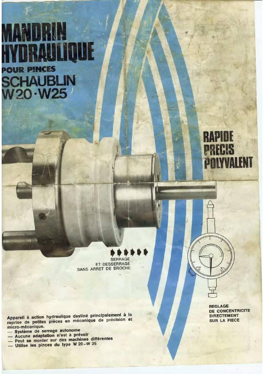 Lat SOPAM mandrin Hydraulique