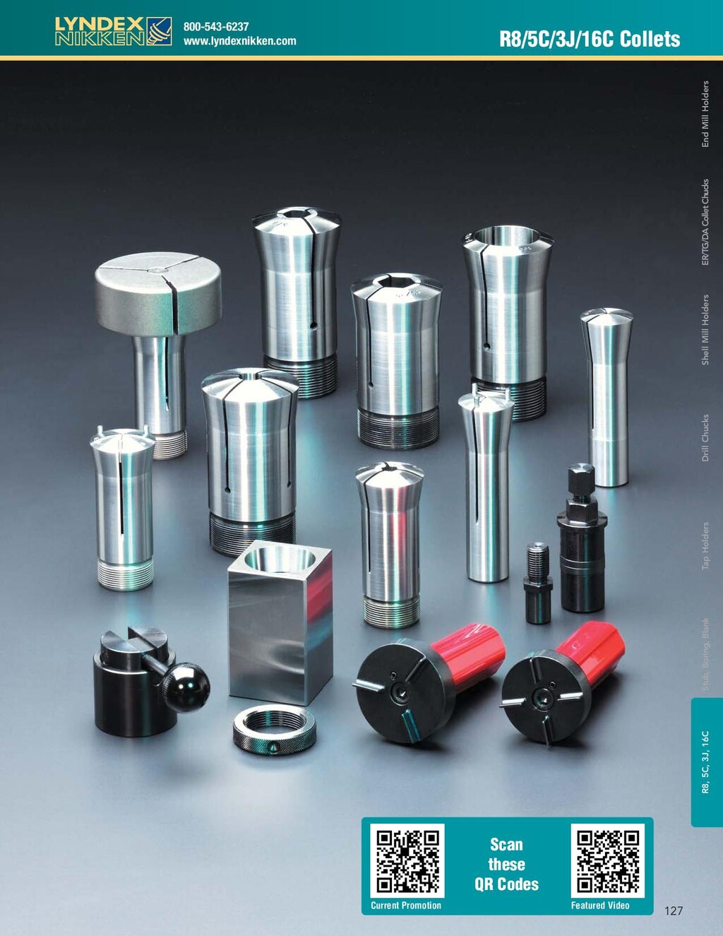 Lyndex R8 5C 3J.16C Collets