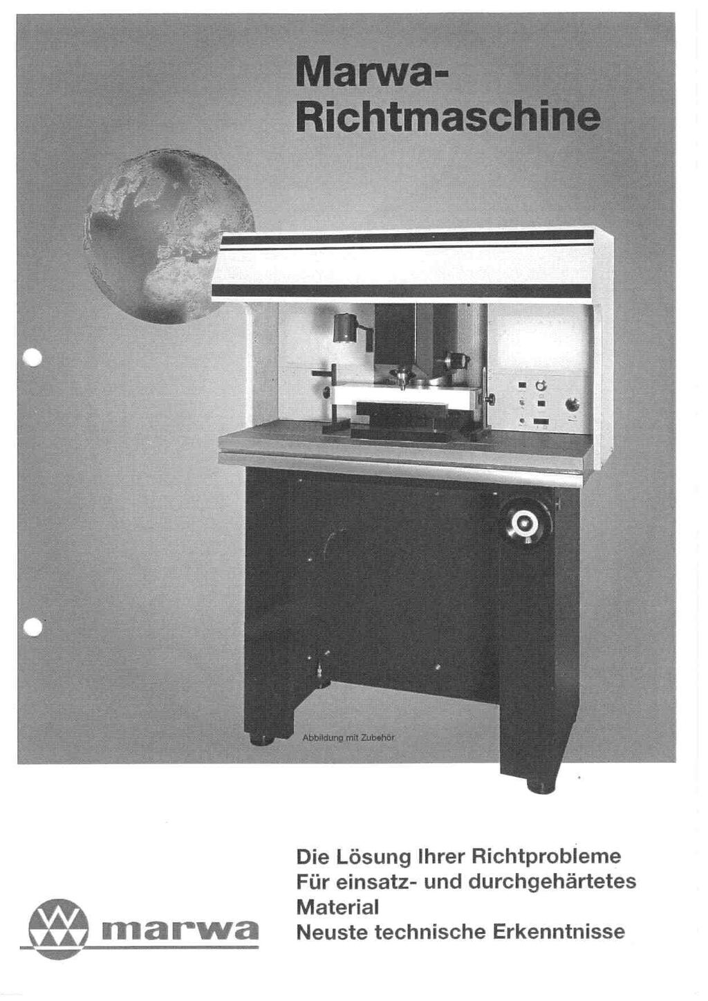 MARWA Richtmaschine