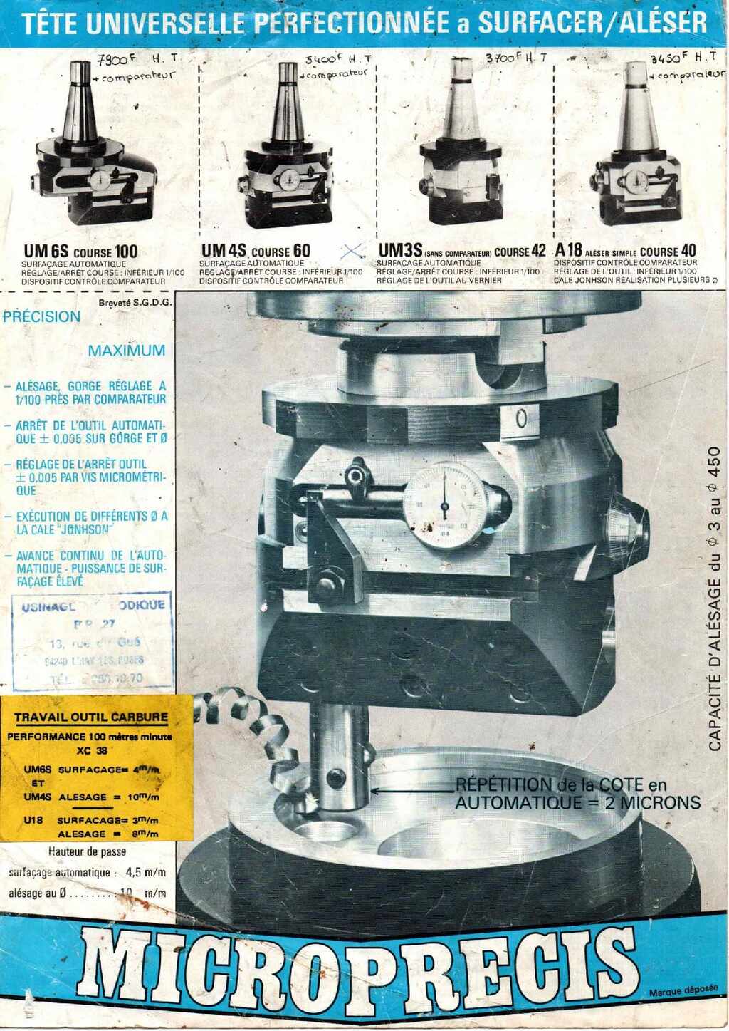 Micropr‚cis Brochure head Al‚ser