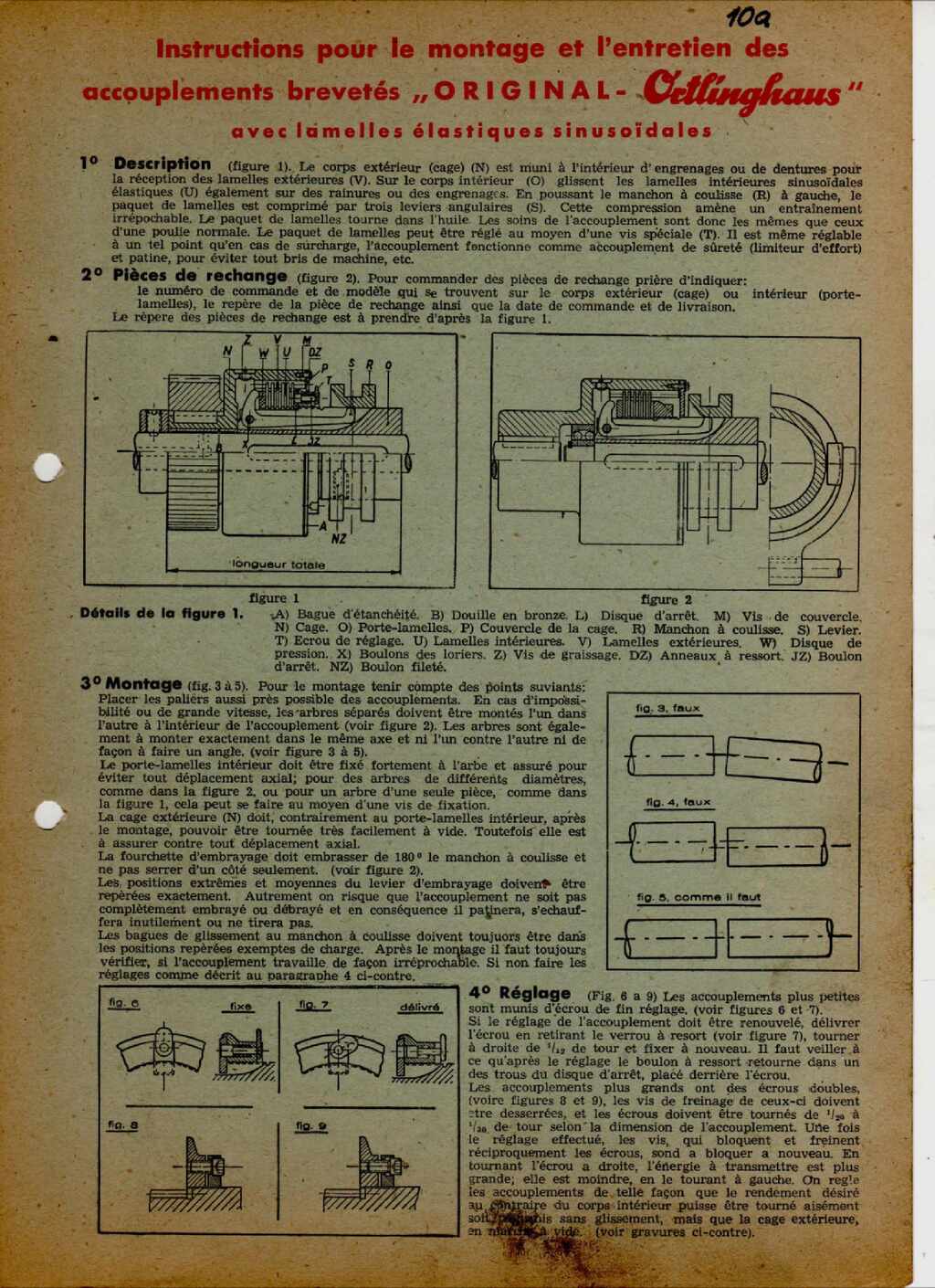 Ortlinghaus accouplement