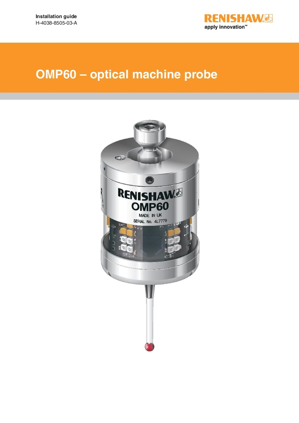 RENISHAW OMP60