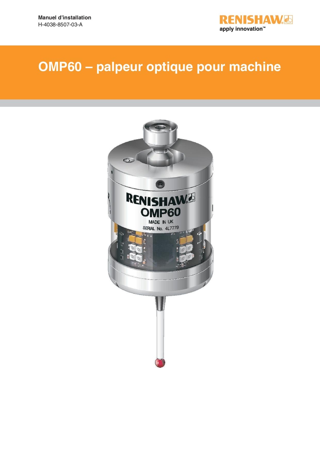 RENISHAW OMP60 fr