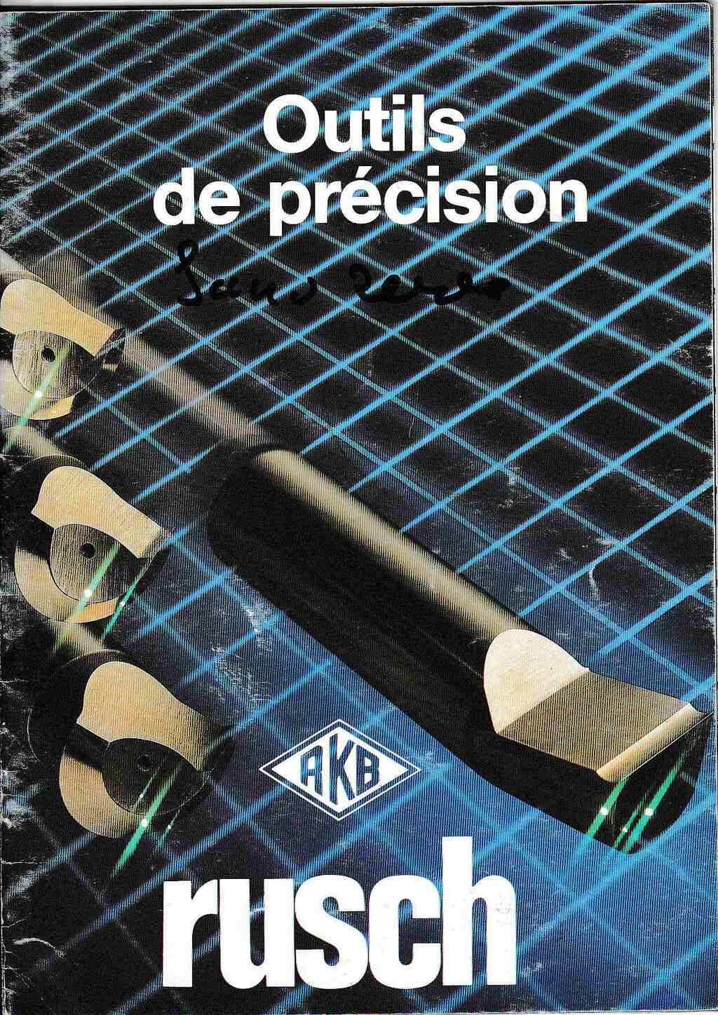 RKB outils RUSCH Notice outil profil constant, identification et aff–tage