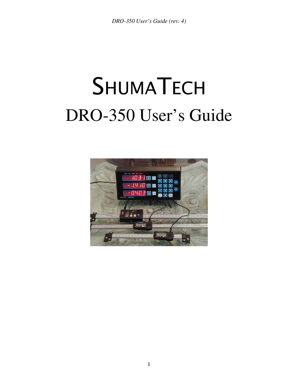 Shumatech dro 350