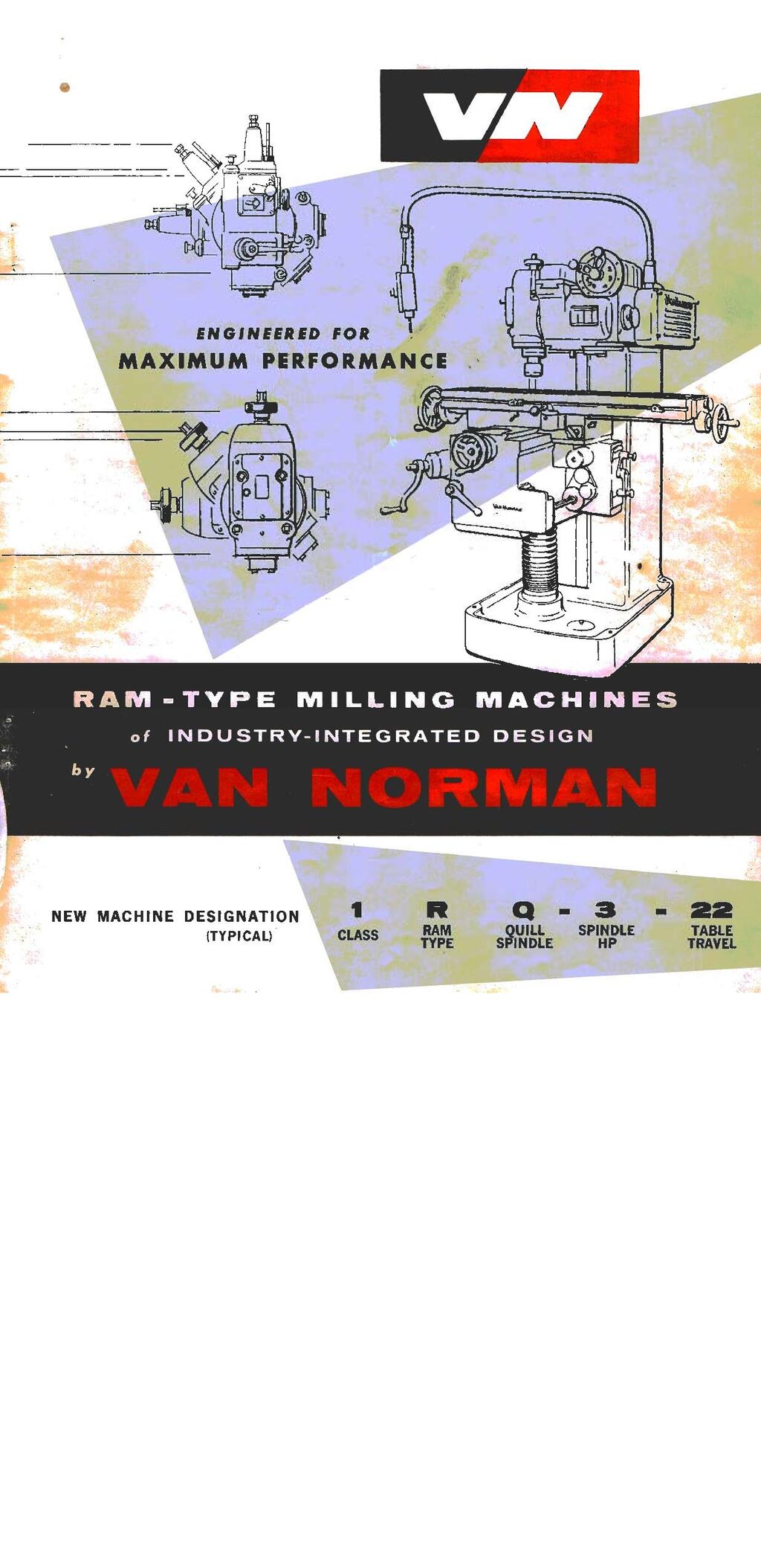 Van Norman Ram Type Milling Machine Catalog