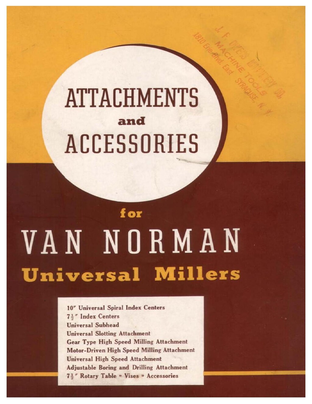 Van Norman accessory