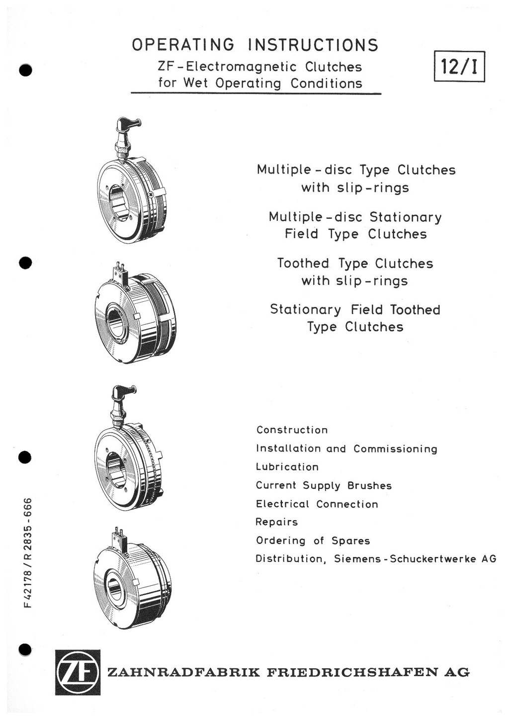 ZF embrayage electromagn‚tique EK