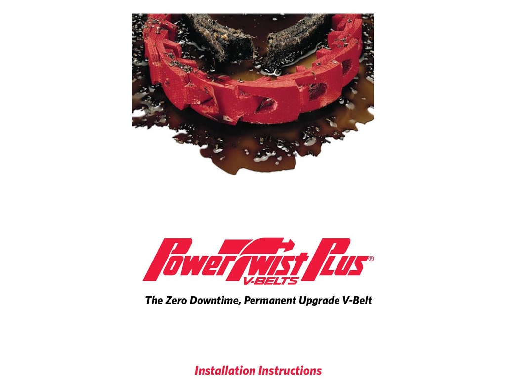 fenner drive PowerTwist Plus installation