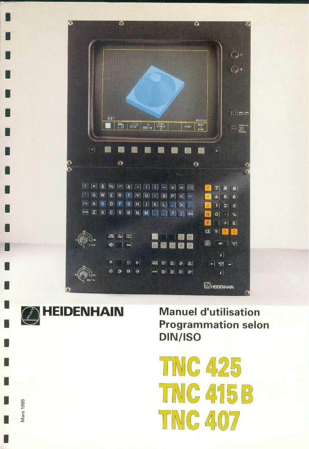 heidenhain TNC 425, 415B et 407