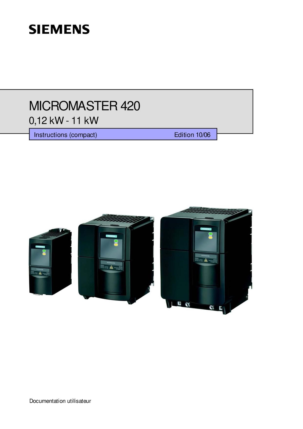 siemens Micromaster 420 bis