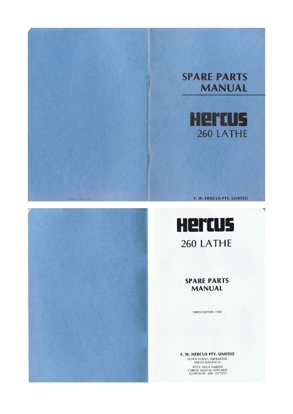 1980 Hercus 260 Spare Parts
